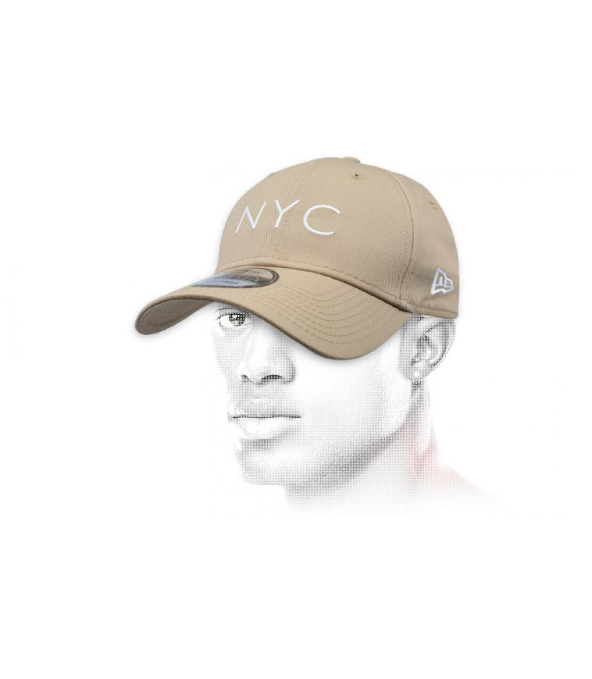 gorra NYC beige NYC NE Ess 9Forty camel